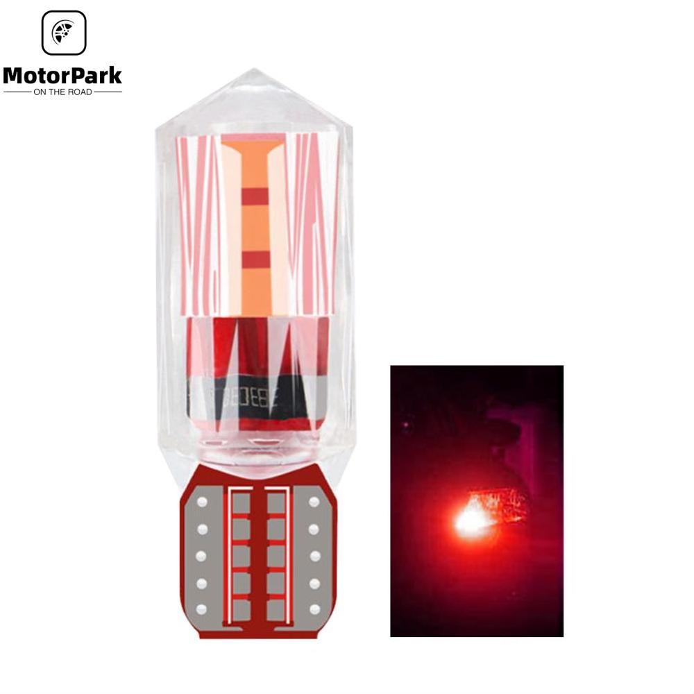 MotorPark 1Pc T10 W5W Car Turn Light LED Light Day Driving Reading Bulb License Plate Super Bright Light Running Motorcycle