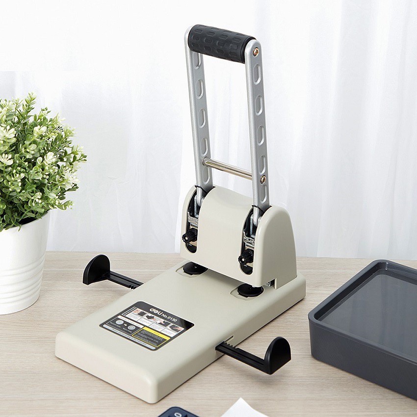 (1 Cái) Máy Đục Lỗ 100 Tờ Deli - E0130