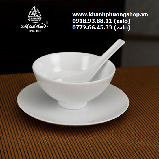 dĩa lót chén sứ Minh Long - dĩa lót chén sứ