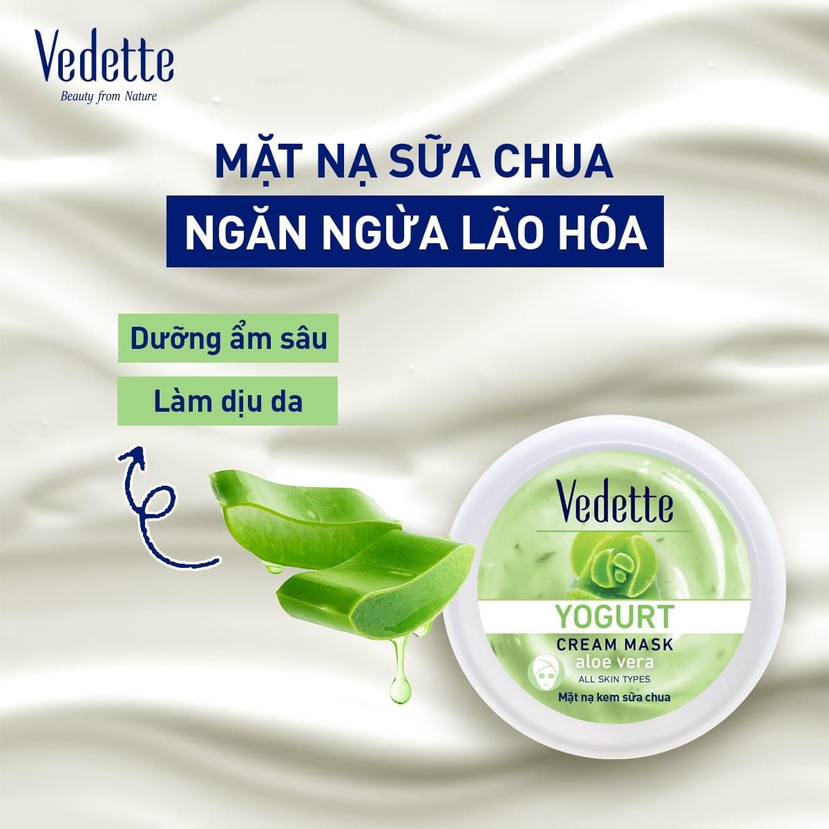 Mặt nạ kem sữa chua Nha Đam 120ml