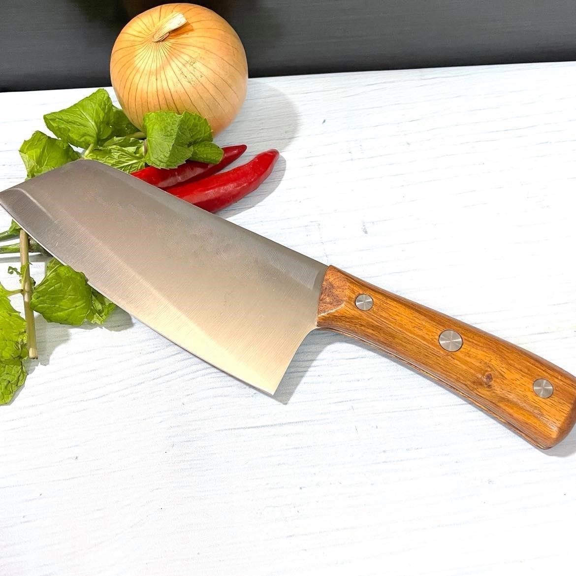 Dao chặt ASAKH JAPAN/ Dao Thái ASAKH  - Hàng nội địa Nhật. Dụng cụ Dao CHẶT XƯƠNG/ Dao thái thịt làm từ thép Không gỉ SK5 CAO CẤP