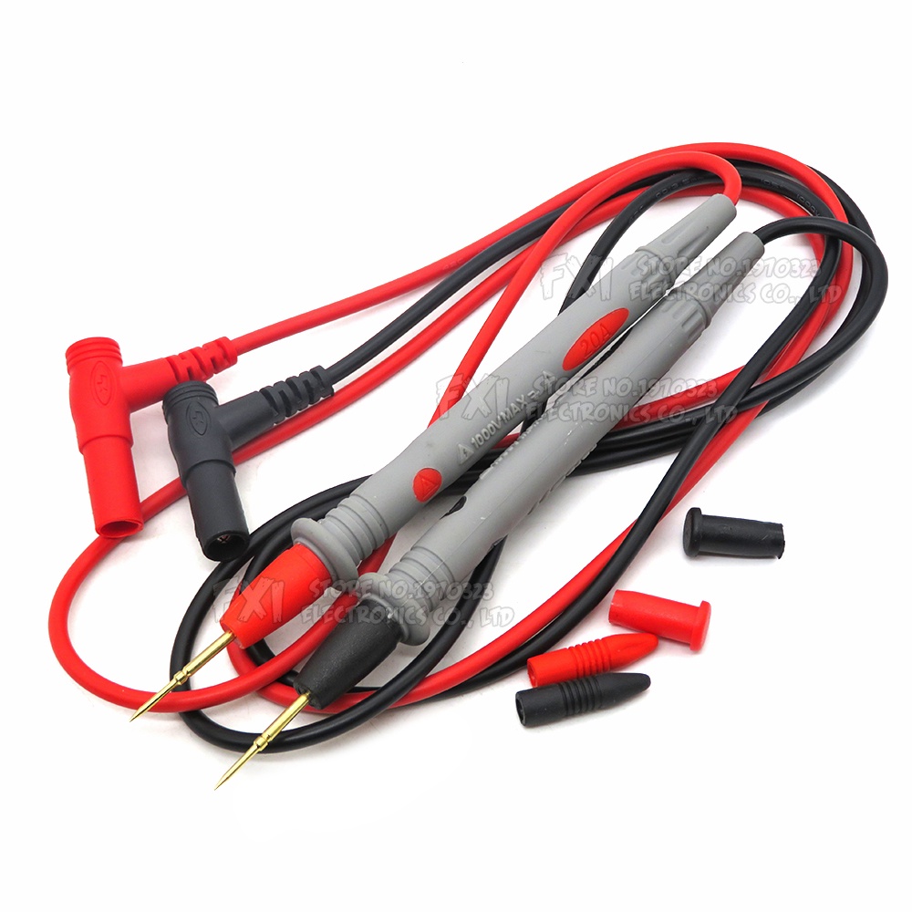 1 pair 1000v 10/20a ammeter test cord useful universal multimeter multi meter voltmeter lead probe wire pen cable xl830l digital