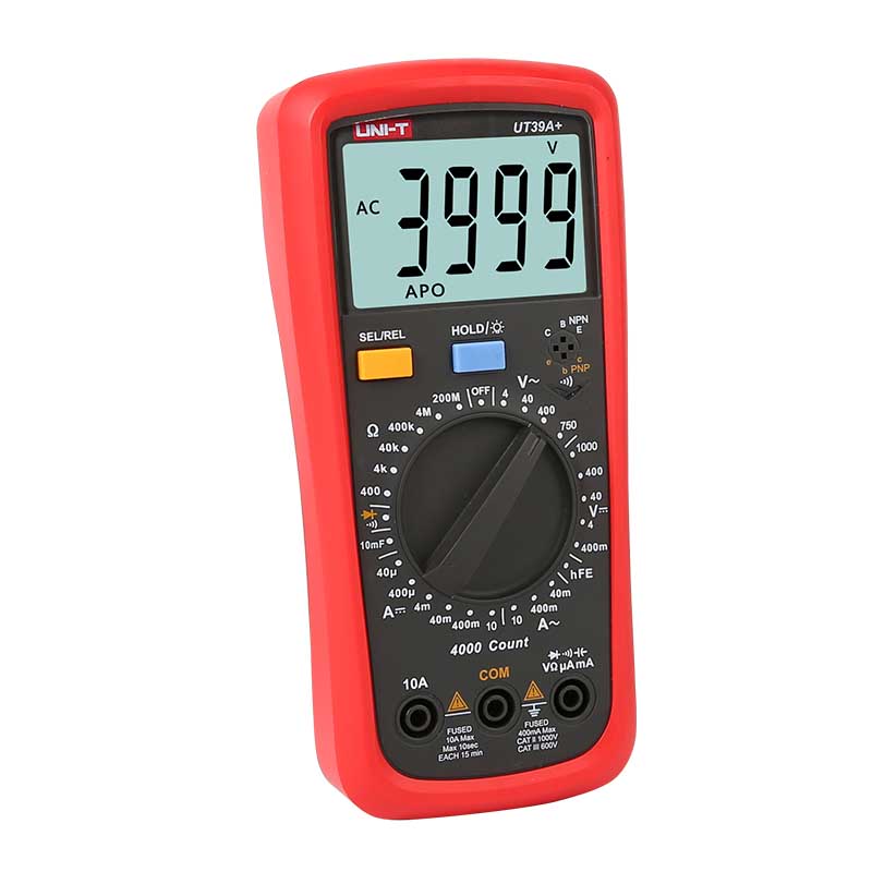 Đồng hồ vạn năng UNI-T UT39A+ (1000V,10A, ±0.5%)