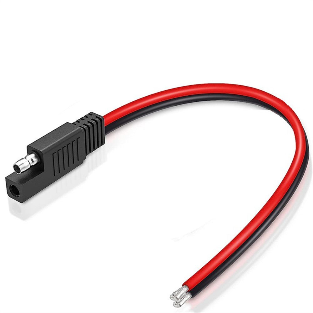 SAE Female Single Ended Extension Cable 18AWG SAE Quick Disconnect Plug Cable 15CM