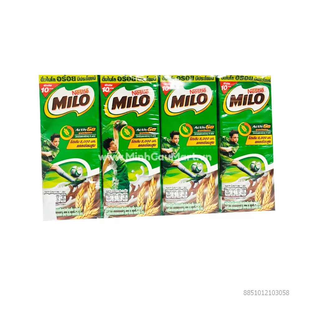 Thùng 48h*170ml sữa milo thái lan date t4/2025