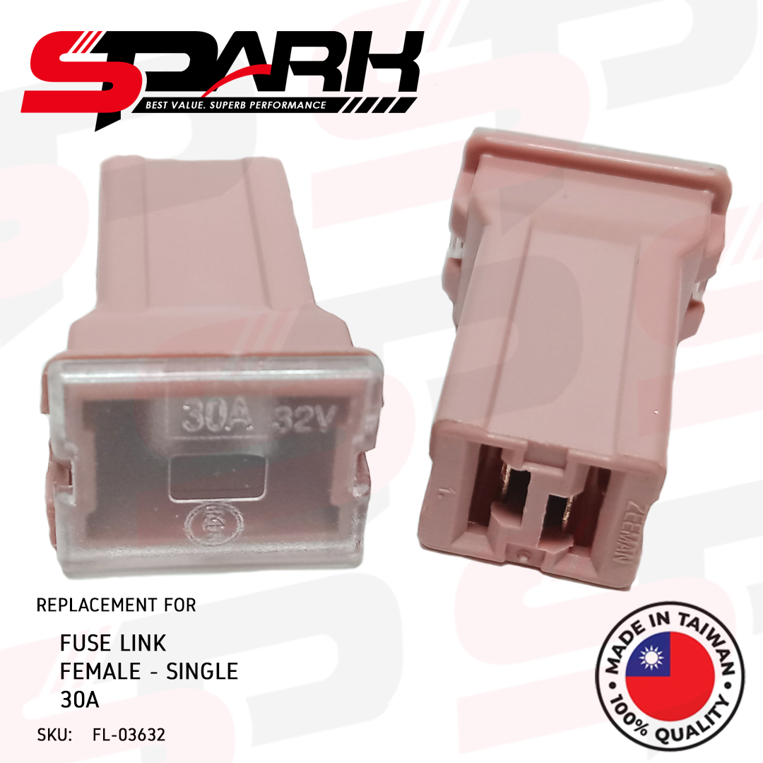 (2 PCS) Car Automotive Fuse Link Fuseable Link (Female) Single 20A 30A