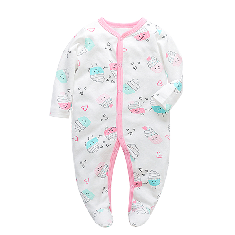 【Big-Sales】 Newborn Jumpsuit Cartoon Long Sleeves Baby Rompers for Boys Girls Autumn Clothes Infant Outfit Toddler Onesie 0-12M.