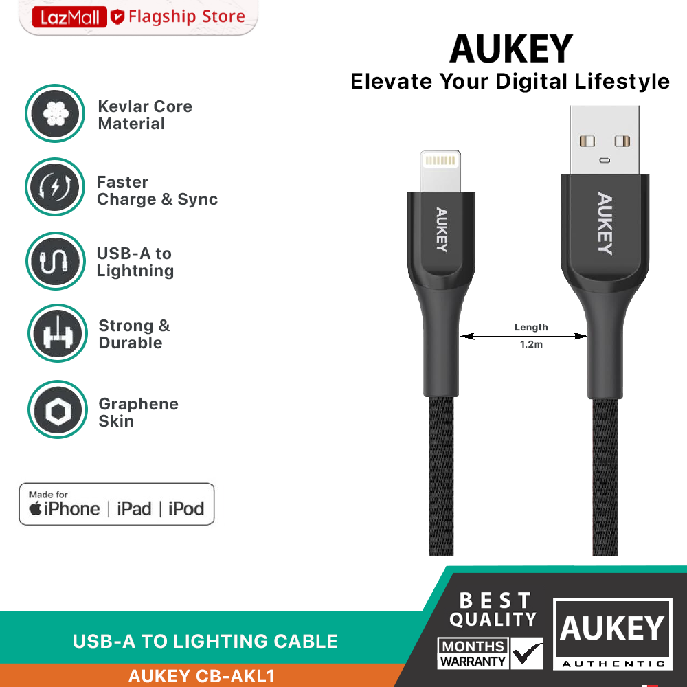 Shop Lightning Cables at AUKEY Official