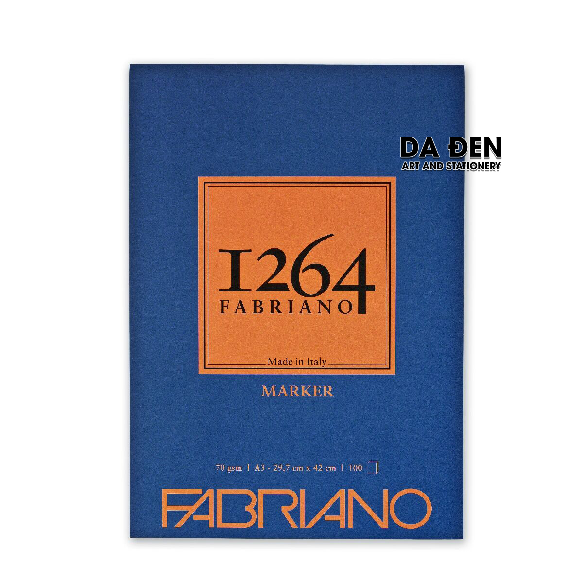 [DA ĐEN] Sổ Fabriano 1264 Marker A3|A4|A5 70gsm