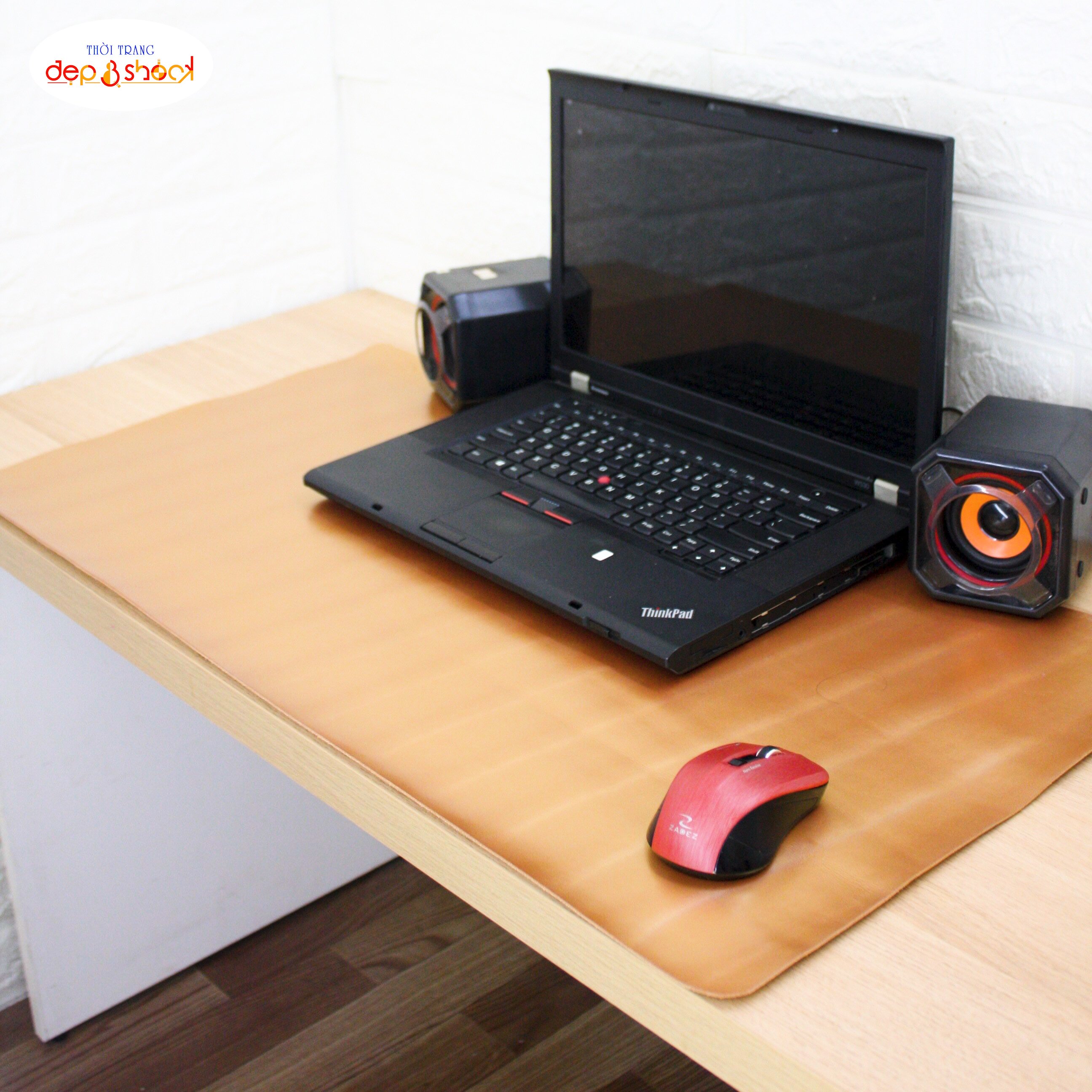 Miếng lót chuột da bò thật siêu lớn 40x90 dành cho game thủ hoặc lót bàn làm việc sang trọng  depvashock cam kết da bò thật