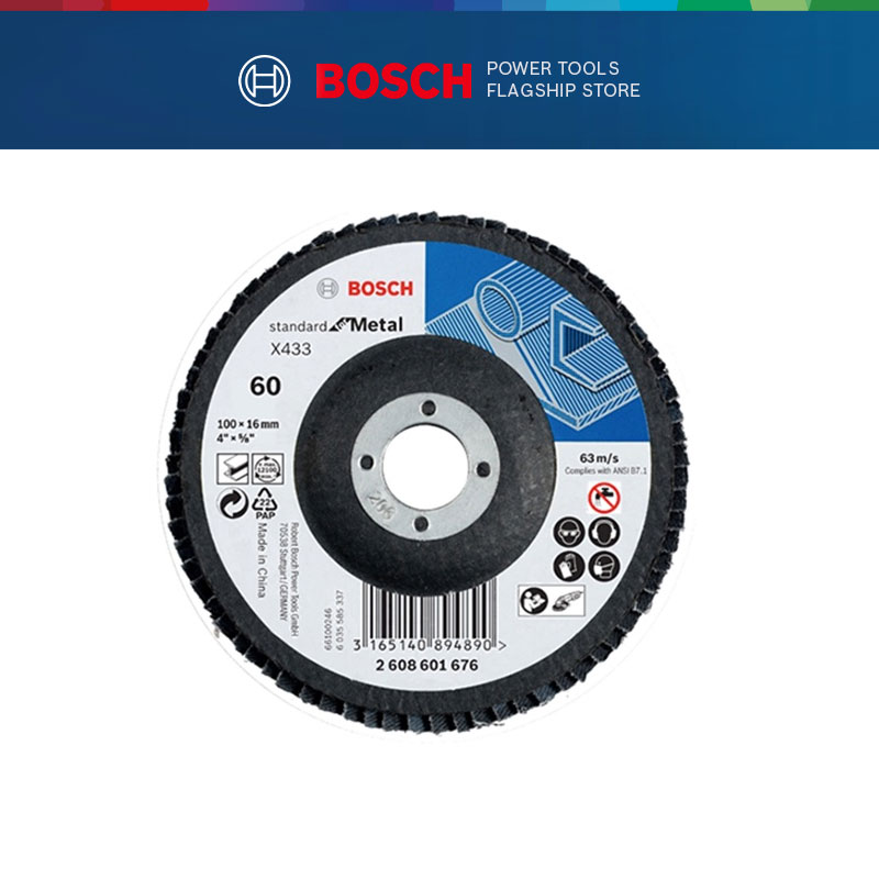 BOSCH Flap Disc X433 Standard for Metal Lazada
