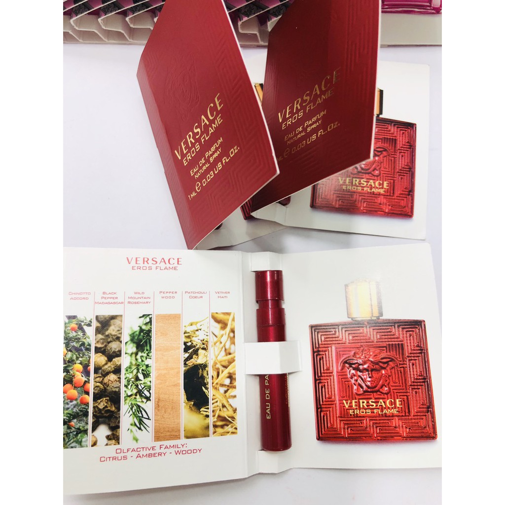 Mẫu thử Vial Nước hoa Versace các mùi