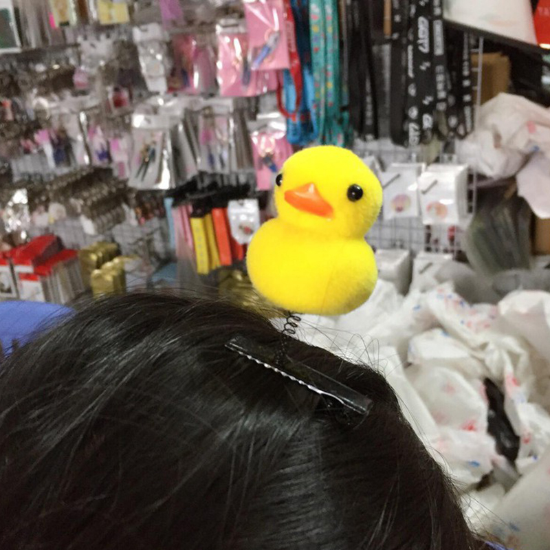 Little Yellow Duck Hairpin Fortune Duck Spring Hair Ornaments Three-dimensional Little Duck Headdress