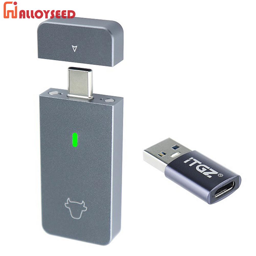 M.2 NVMe 2230 Portable SSD Box JMS583 Solid State Drive Case USB3.2 Gen2 External Hard Disk Box M&B Key for M2 2230 SSD