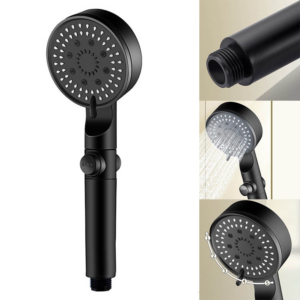 【SensoDaily】 Large Chrome Shower Head Self-cleaning Water Saving Bath Shower Head ABS Plastic