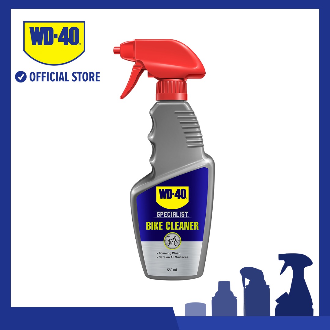 WD40 Bike Cleaner 550ml Foaming wash to clean all bicycle parts, WD