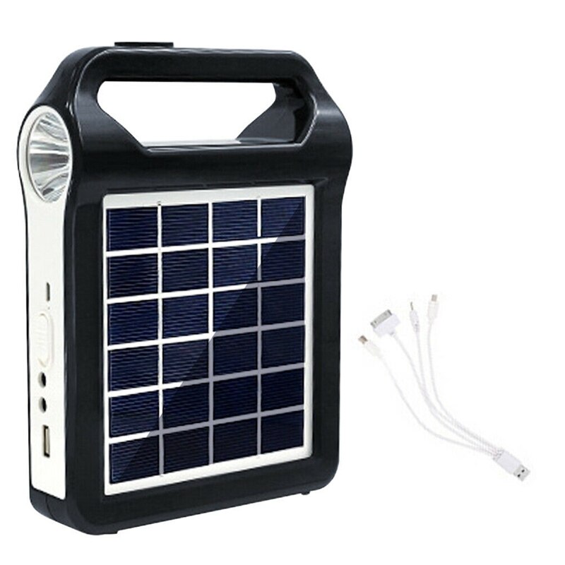 yingke Portable Solar Panel Light Solar Generator System Usb Port With Lamp Lighting