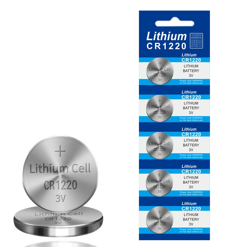 Vỉ 5 viên pin CR1220 Lithium Battery 3V ( GIÁ 1 Vĩ 5 VIÊN )