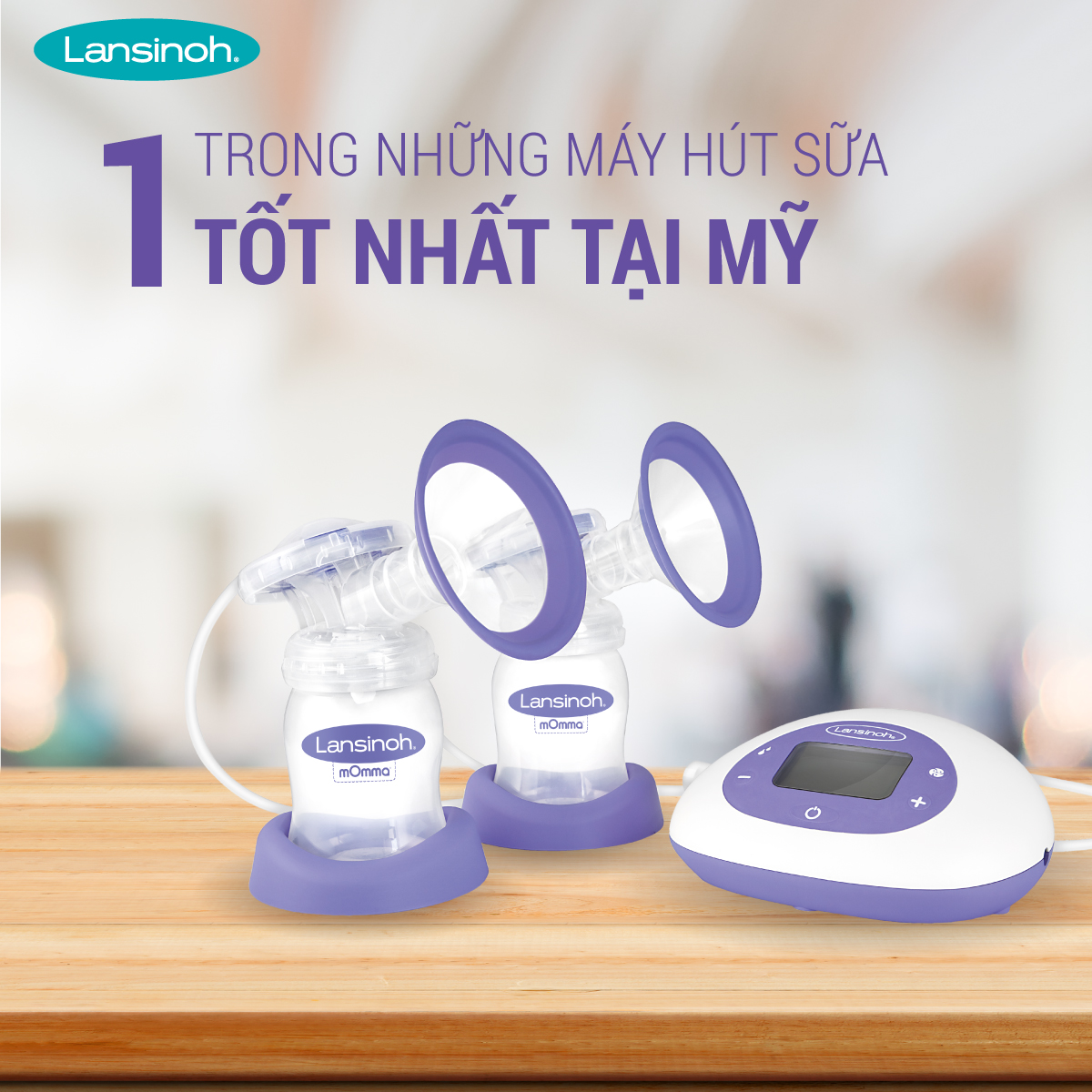 Máy hút sữa điện đôi thông minh Lansinoh [HSD 07/2024]