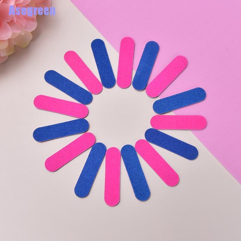 Dũa móng tay dũa mini hai mặt (set 10 cây)