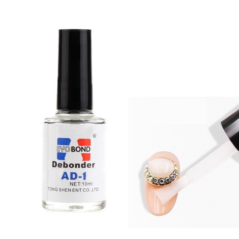 Nước tháo móng giả , nước sáng đá gỡ móng nail 10ml