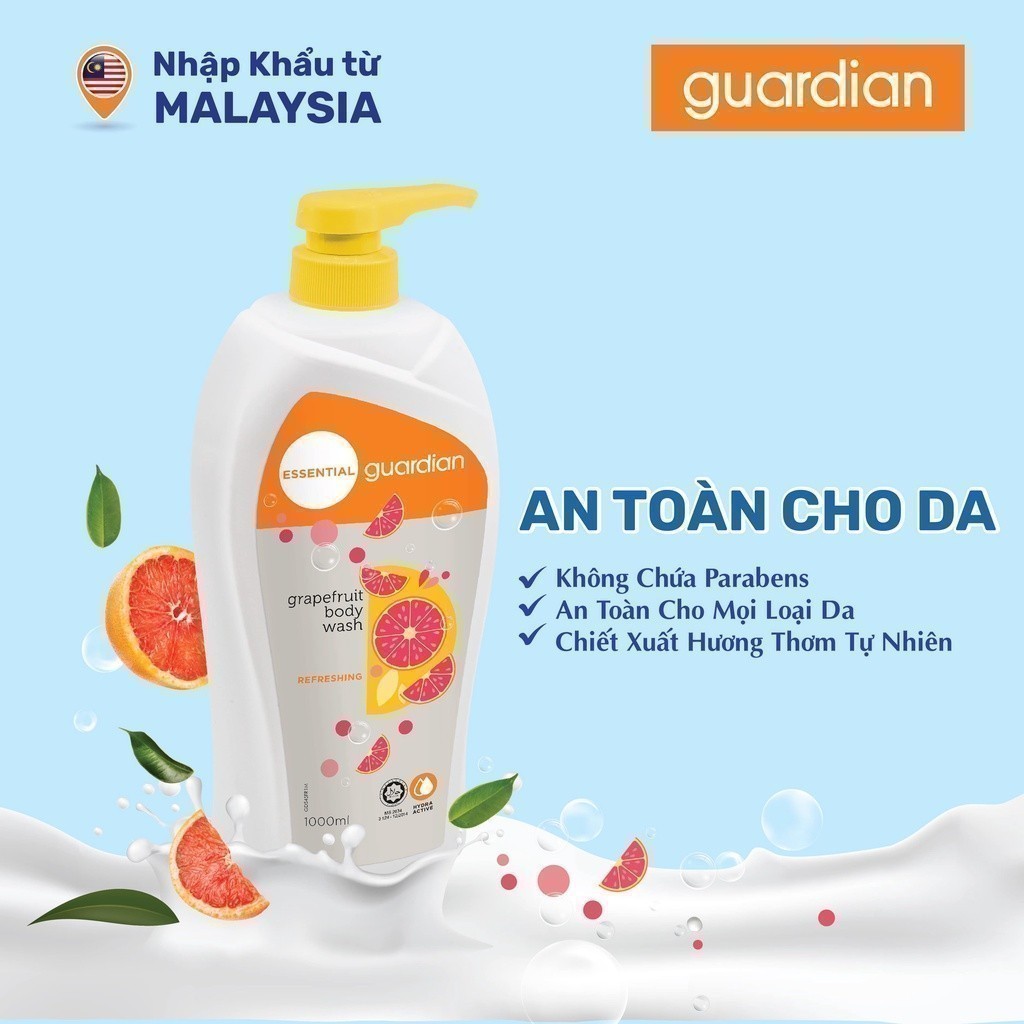 Guardian Essential Grapefruit Refreshing Body Wash