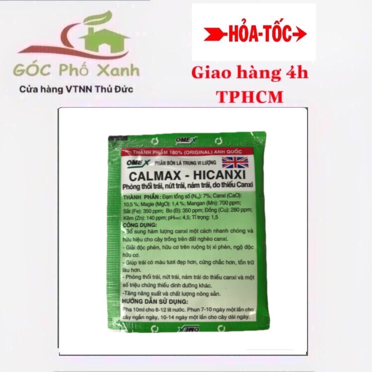 Phân bón lá trung vi lượng HI CANXI gói 10ml