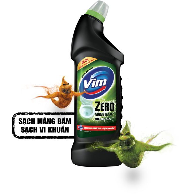 Nước Tẩy Rửa Bồn Cầu Vim Zero Diệt Khuẩn - Chai 750ML