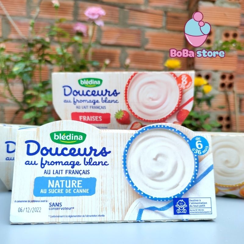 Sữa chua phô mai cho bé Bledina Doceurs Pháp đủ vị