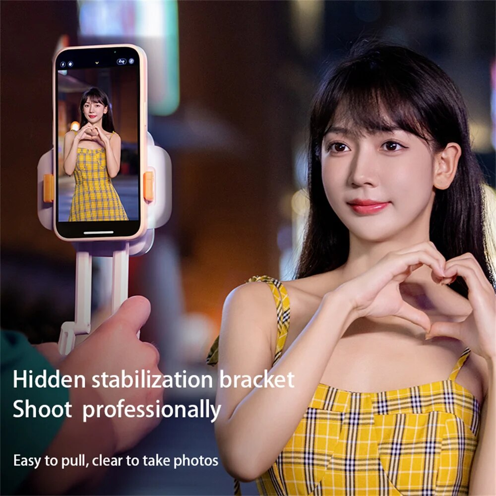 Zeallion điện thoại có thể gập lại Chủ Đèn Ảnh Tự Sướng đèn chiếu sáng phụ Điện Thoại chân đế iPhone điện thoại thông minh Android Đèn LED chụp selfie Cho Trang Điểm Video Sống