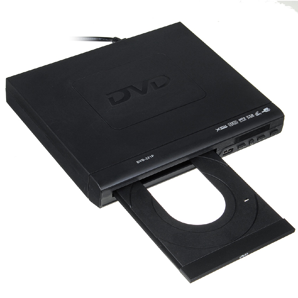 Multi System 1080P DVD Player Portable USB 2.0 3.0 DVD Player Multimedia Digital DVD TV Support HDMI CD SVCD VCD MP3 15W AC 110V-240V