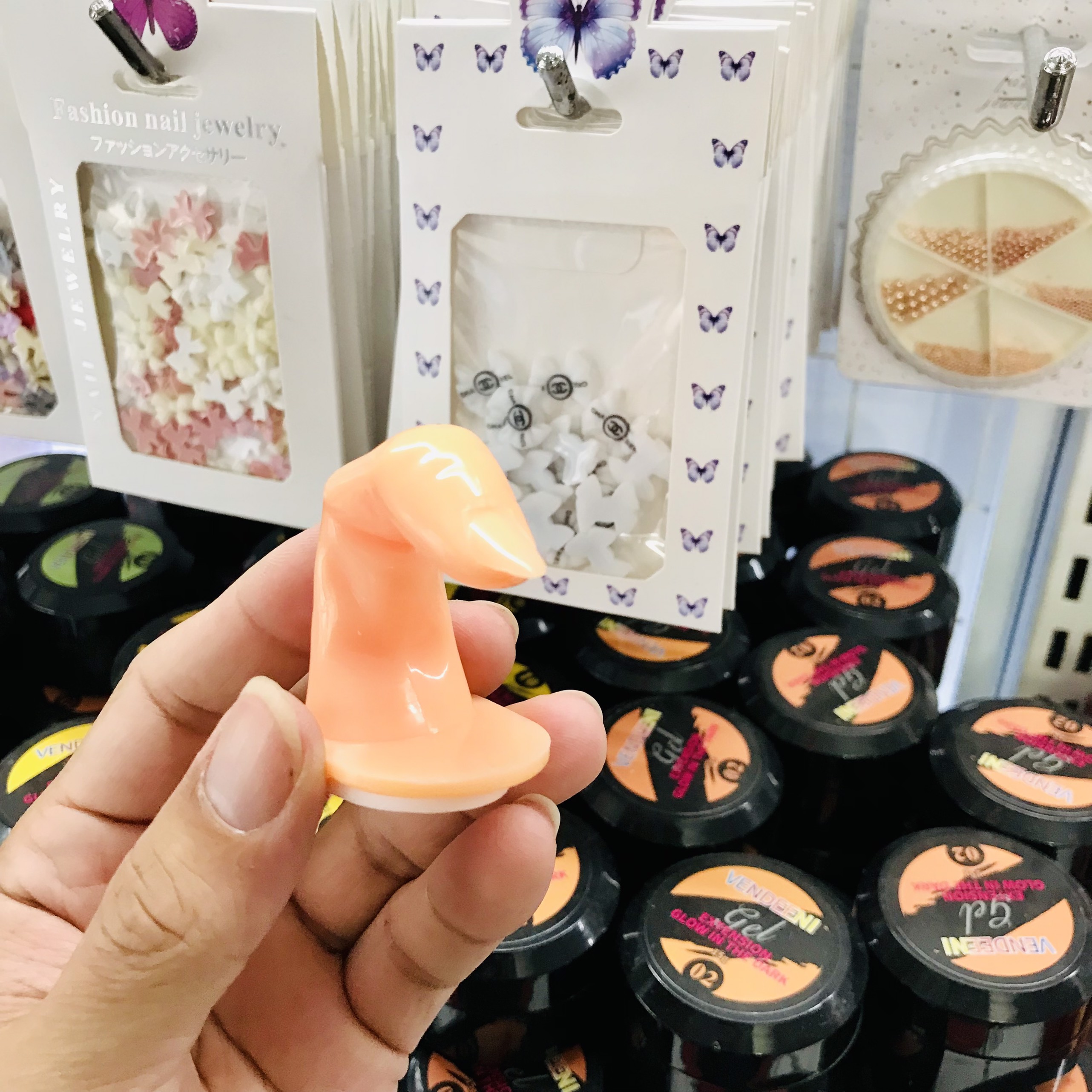 Ngón tay giả tập vẽ - lẻ 1 cái - mini nails