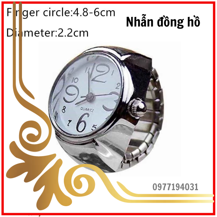 Nhẫn đồng hồ Nam Nữ thời trang chất