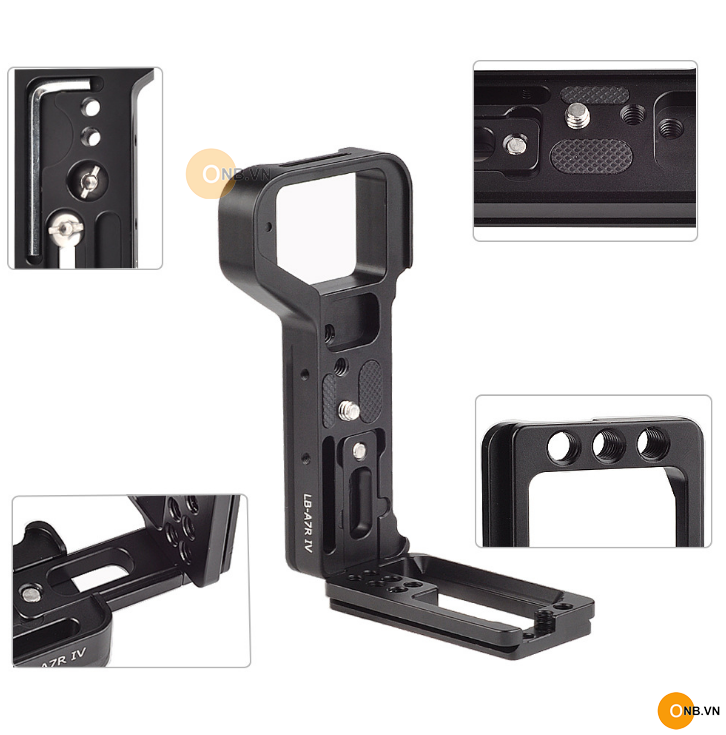 L Plate cho Sony Alpha a7r4 a74 gắn quay dọc Gimbal