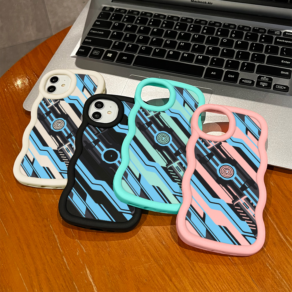 Jizetin%20for%20Vivo%20Y93%20Back%20Cover%20Fire%20God%20Blue%20Artifact%20Macaron%20Bright%20Color%20Wavy%20Shape%20Soft%20Mobile%20Phone%20Cases%20-%20Image%203