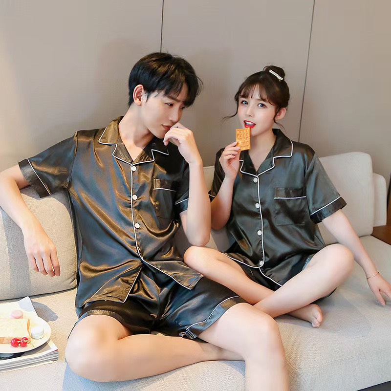 Bộ Lụa Mặc Nhà Nữ Trơn Cộc Tay Quần Cộc Chất Lụa Siêu Mềm ( Hàng Luôn Sẵn) N68