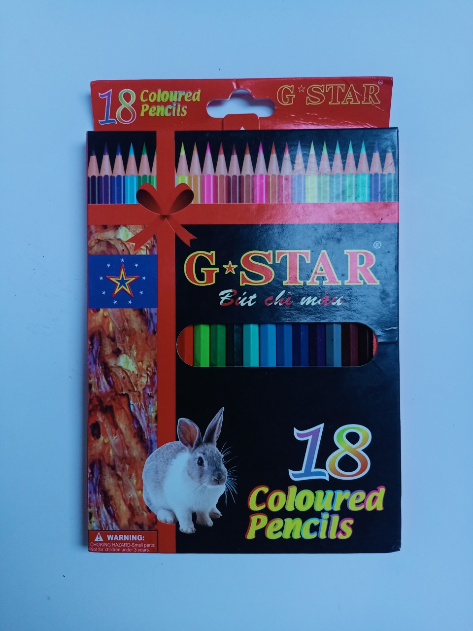 BÚT CHÌ MÀU THÂN GỖ HIỆU G*STAR (12-18-24 màu)