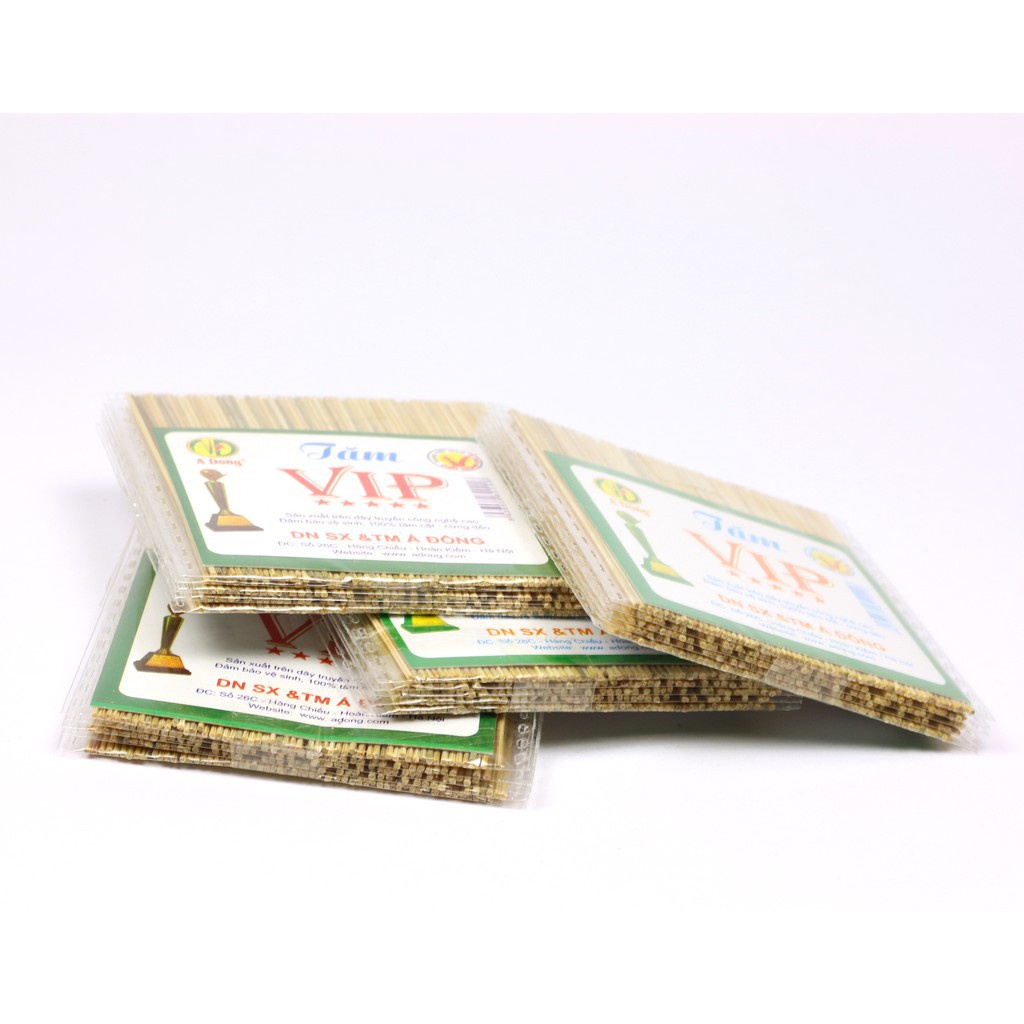 Vỉ 6 gói Tăm tre - Tăm VIP
