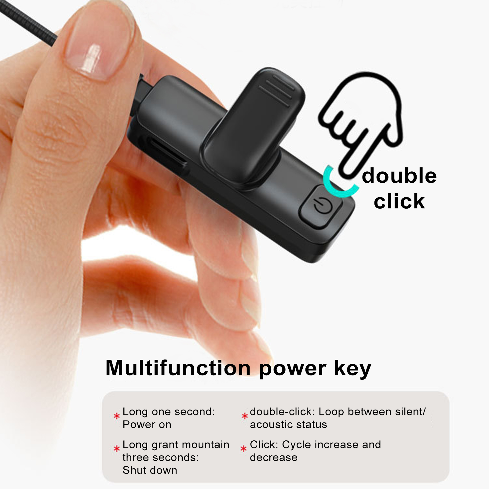 Wireless Microphone Handheld Microphone 2.4g Wireless Headset Microphone Sweatproof Noise Reduction Long Battery Life Ideal for Teaching Presentations and Laptop Speakers Plug and Play Mini Mic