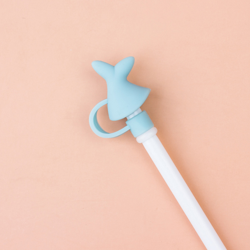 Straw Cover Silicone Reusable Drinking Dust Plug Airtight Cap Tips Accessories