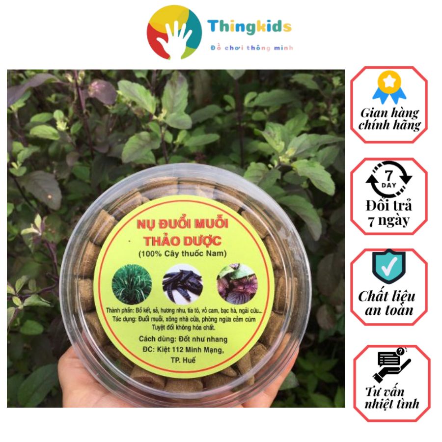 Trầm nụ đốt đuổi muỗi thảo dược - Thingkids