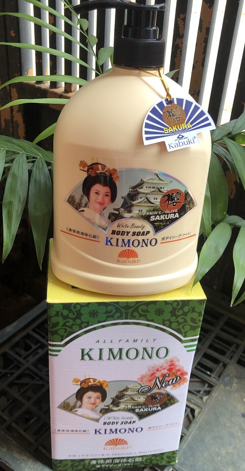 Sữa tắm KiMoNo của Nhật 1200ml