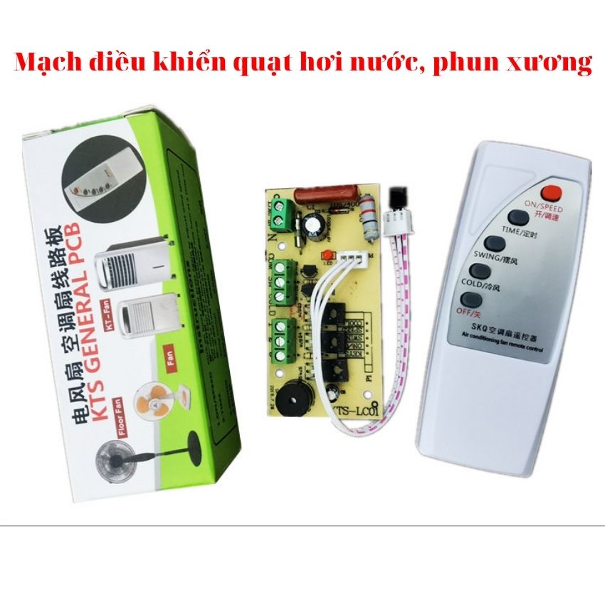 Bộ Mạch điều khiển quạt phun sương điều hoà hơi nước