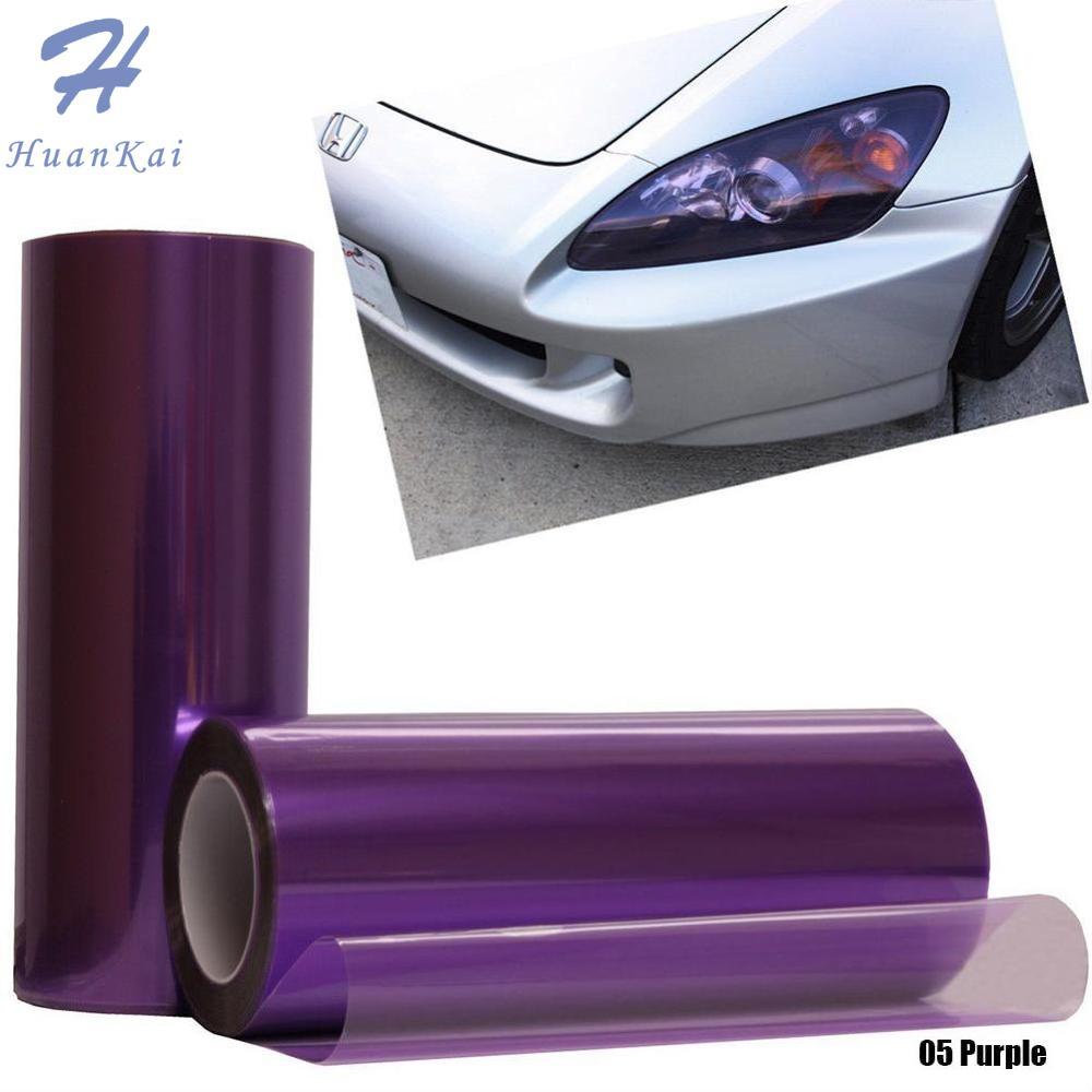 1PC 30*60cm Hot Car Headlight Sticker Tint Film Taillight Vinyl Fog Light Wrap Car Styling Auto Decoration