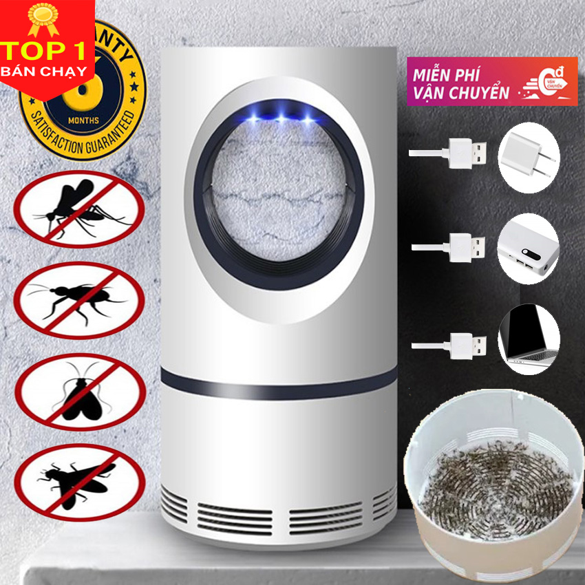 Đèn bắt muỗi và côn trùng thông minh. đèn bắt côn trùng hiệu quả bắt sạch muỗi trong phòng chỉ sau 1 đêm. bắt được 99%.bh 12 tháng
