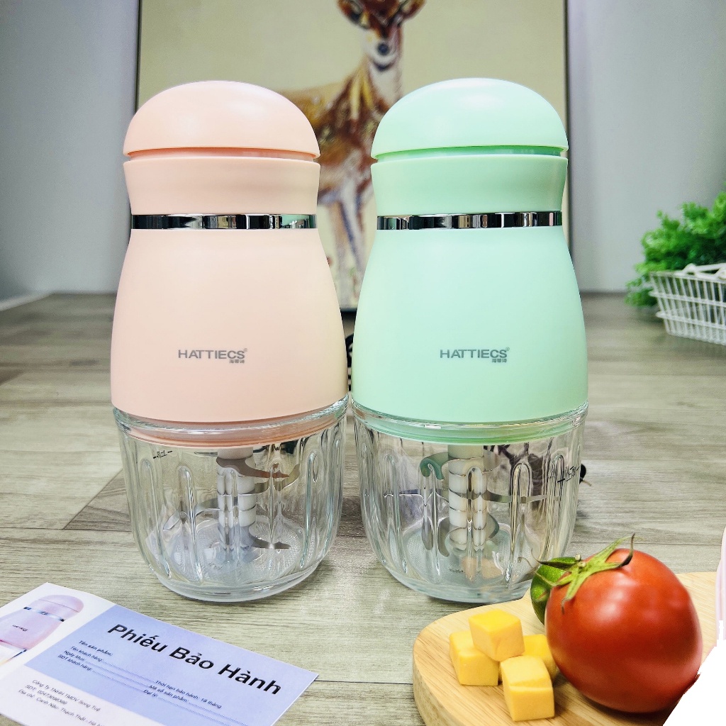 Máy xay đa năng Hattiecs 6 lưỡi 300ml