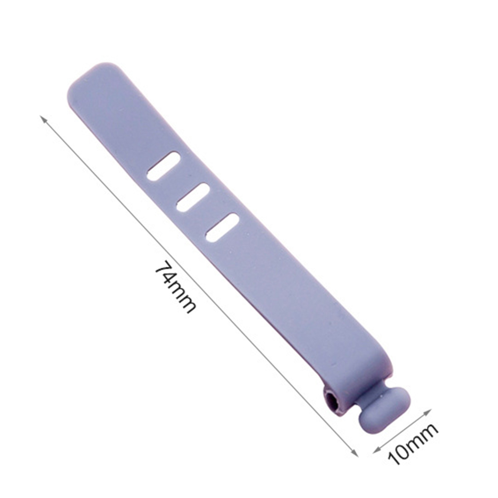 Self-Locking Cable Ties Multi-Purpose Silicone Wire Management Ties for Bundling and Organizing