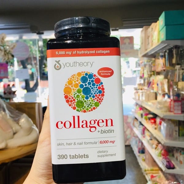 Viên Uống Youtheory Collagen 390 Viên