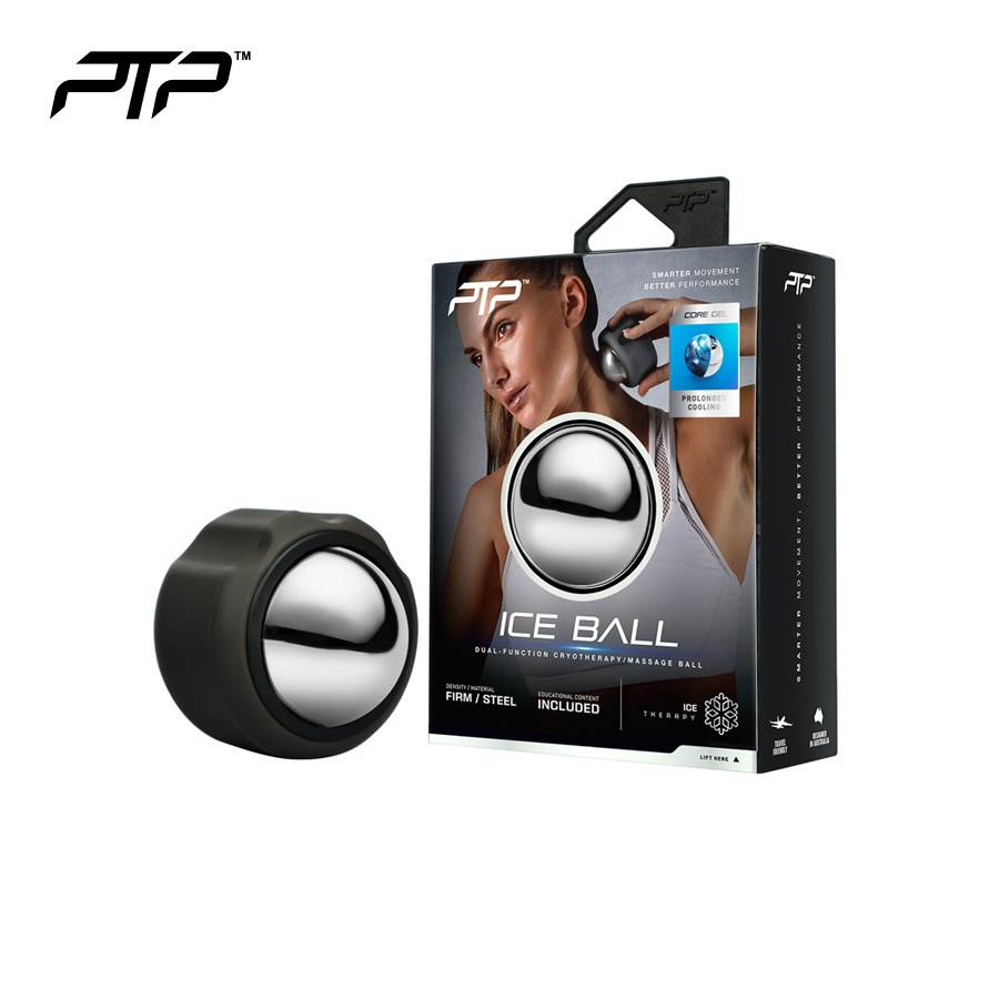 Ptp ice therapy ball black ib cold