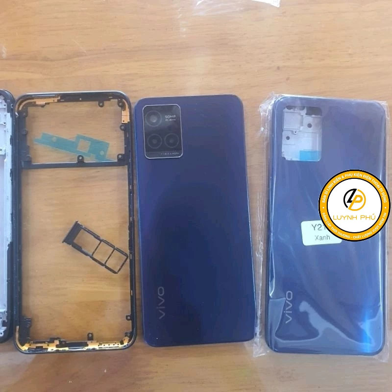 Vỏ Vivo Y21S Y33S có khay sim kính camera